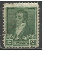 Аргентина. Ривадавия. Борец за Независимость. 1892г. Mi#85.