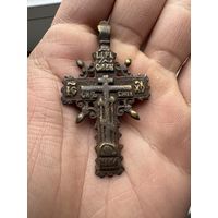 Крестик нательный старинный "Штурвал"