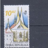 [188] Чехия 2008. Культура.Архитектура. Одиночный выпуск.Гашеная марка.