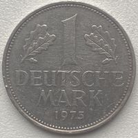 Германия 1 марка 1975 г. J