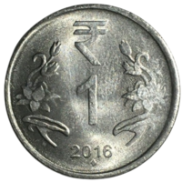 Индия 1 рупия, 2016