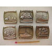 Набор значков. Корабли России