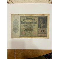 Германия 500 марок 1922 г. Кайзеровская империя-0801