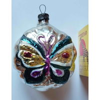 Елочная игрушка СССР. Бабочка-цветок. Каталог