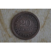 Гвинея-Бисау 20 сентаво 1933