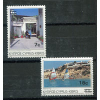 Кипр - 1986г. - туризм - 2 марки - полная серия, MNH [Mi 664-665]. #4-B6-Z-1-17