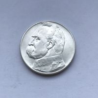 10 злотых 1937 Пилсудский