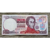 Werty71 Венесуэла 5000 боливаров 1998 банкнота