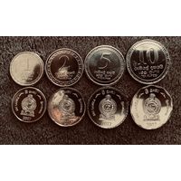 Шри Ланка - 1,2, 5,10 рупий  2017  Набор 4 монеты UNC