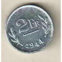 Бельгия 2 франк 1944