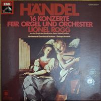Handel, Lionel Rogg, Orchestre De Chambre De Toulouse, Georges Armand – 16 Konzerte Fur Orgel Und Orchester (4LP)
