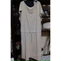 Отличное трикотажное платье, р-р 52-54, вискоза