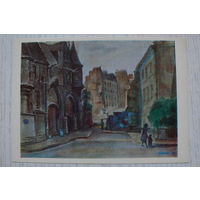 Карвовский А., Париж. Старый квартал близ ратуши; 1980, чистая.