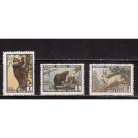 СССР-1961, (Заг.2445-2447)  **  , Фауна