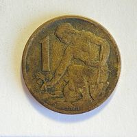 Чехословакия 1 крона 1962