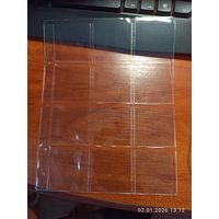 Лист для монет в холдерах на 12 ячеек