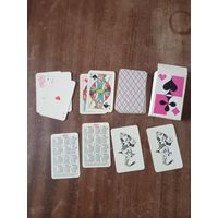 Колода карт атласная 54 шт. 1990 г.