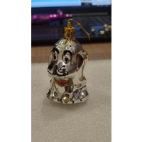 Игрушка елочная Собачка Китай пластик