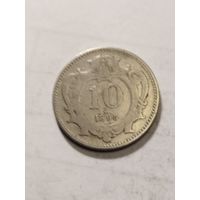 Австрия 10 геллер 1895