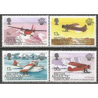Британская Антарктика. 200 лет авиации . 1983г. Mi#104-07. Серия.