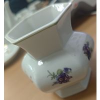 Антикварная, фарфоровая вазочка, салфетница. 40-ые года. СССР