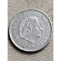 Распродажа - 1 гульден 1973г.,Нидерланды,Королева Юлиана
