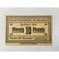 Нотгельд 10 пфеннигов Кальтендорф. Веймарская республика - 1602