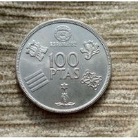 Werty71 Испания 100 песет 1980 футбол 1982