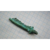 Древняя привеска. Бронза.