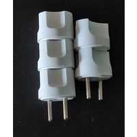 Переходник евро 6А 230В ITEC белый (5шт) с 1 рубля