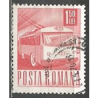 Румыния. Троллейбус. 1967г. Mi#2648.
