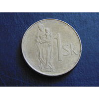 Словакия 1 крона 1993 г.