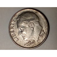 10 центов США 1995 P год