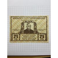 Нотгельд 75 пфеннигов 1921 год. -1912