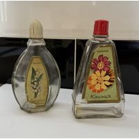 Флакон для одеколона Космея Харьков Майский ландыш Ленинград 1950-е года цена за все