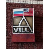 Россия- США.  Накладка камень.