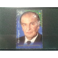 Босния и Герцеговина, 2003. Алия Изетбегович, президент, марка из блока. Mi-2,5 евро гаш.
