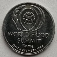 Румыния 10 лей 1996 Международный продовольственный саммит в Риме