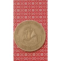 Восточные Карибы 1 доллар 1981 парусник