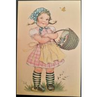 Детская сюжетная открытка. Россия.