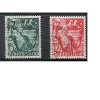 Германия(Рейх)-1938,(Мих.660-661) гаш. , 5-я год. прихода к власти(полная серия)