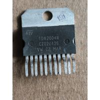 Микросхема TDA2004R, Стерео усилитель класса В, 2 х 10Вт, 2 Ом, 3.5А