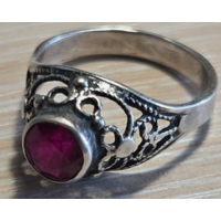 Антикварное советское русское кольцо из чистого серебра 875 женское