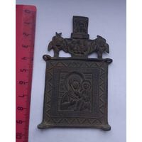 Старинная Икона.Створка от складня 9,5х5,5 см