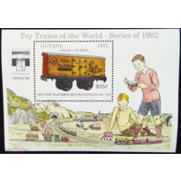 Гайана 1992 Локомотив поезда MNH