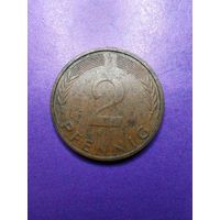 2 пфеннинга ФРГ 1976 F