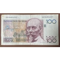 Банкнота Бельгии 100 франков. 1982 год. Хендрик Бейарт