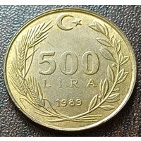 Турция 500 лир, 1989   ( 1-10-1 )