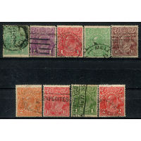 Австралия - 1914-1926 гг. - король Георг V - 9 марок - гашёные. #3-WB-97-KS-5