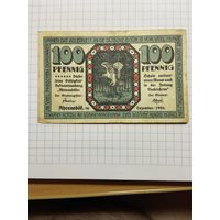 Нотгельд 100 пфеннигов 1921 год. -1912